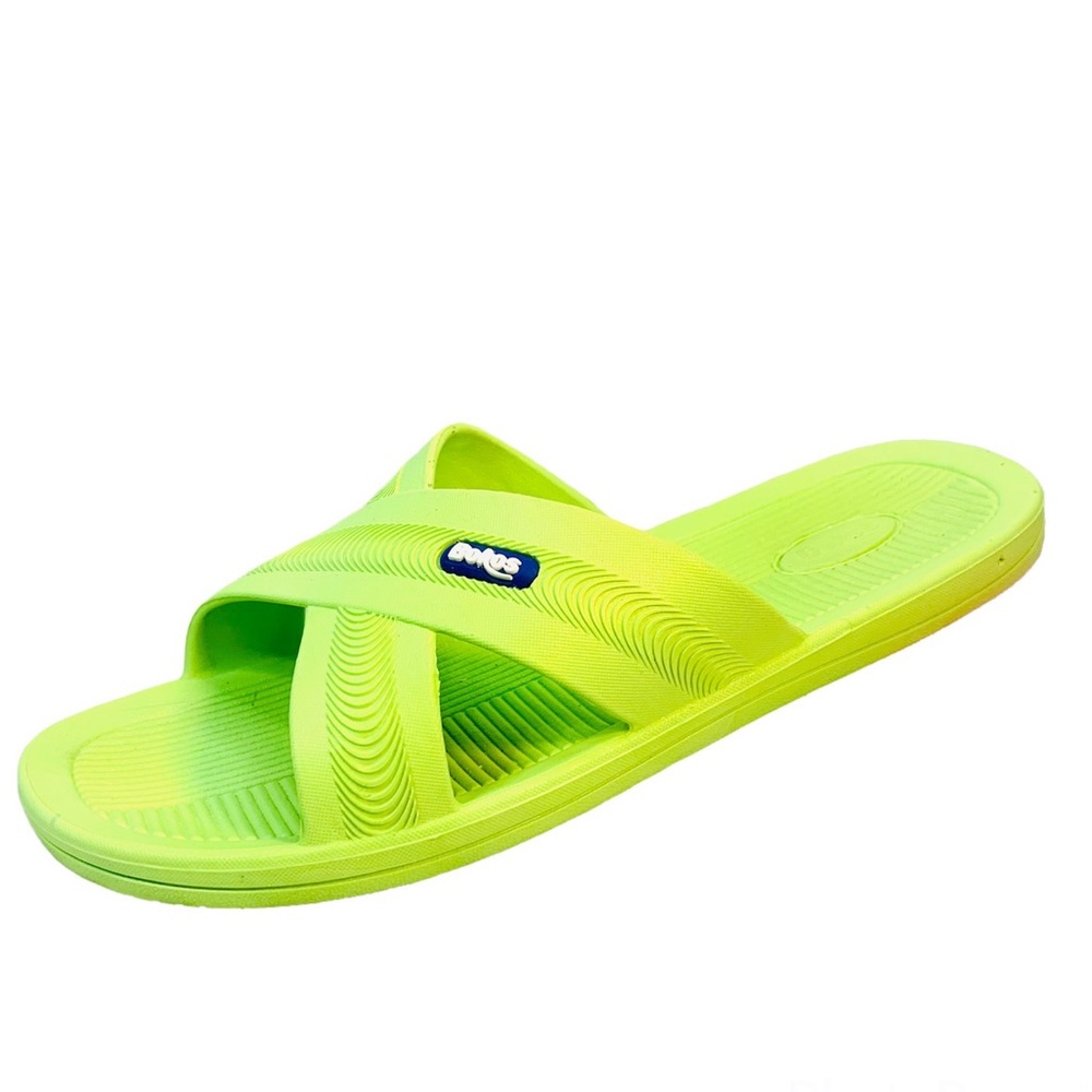 Bokos Slides Lime Green Size 9